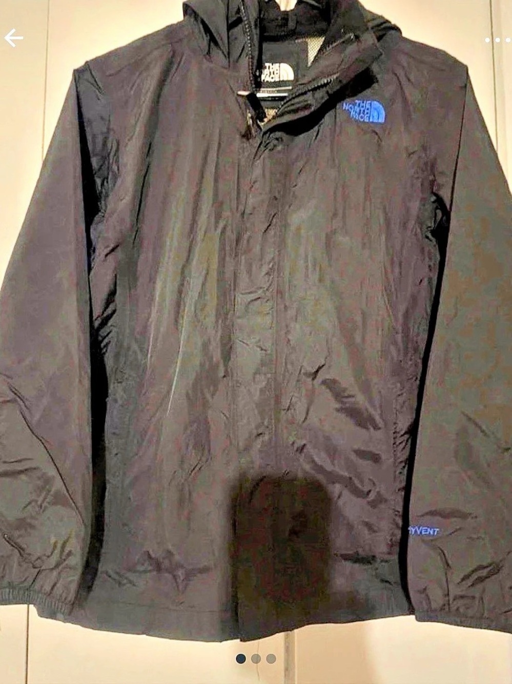 The North Face HyVent Hooded Rain Jacket Black